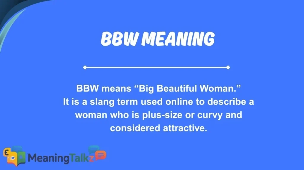 bbw meaning