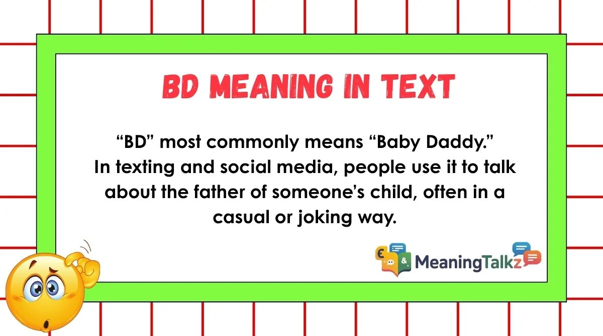bd meaning in text