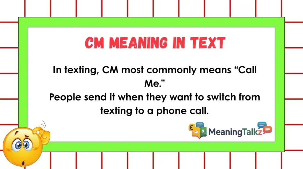 CM Meaning in Text