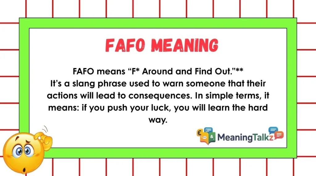 fafo meaning