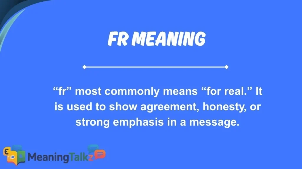 fr meaning