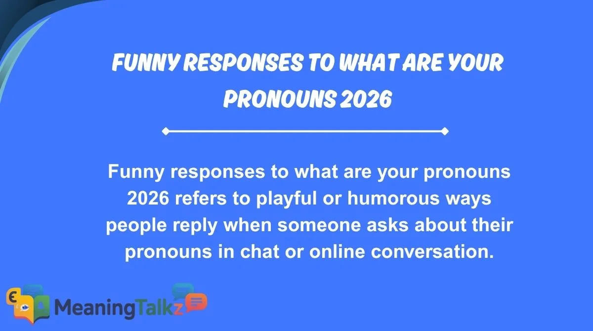 Funny Responses to What Are Your Pronouns 2026