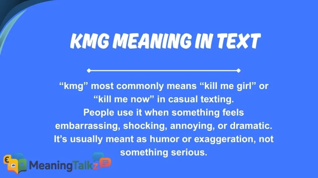 kmg meaning in text