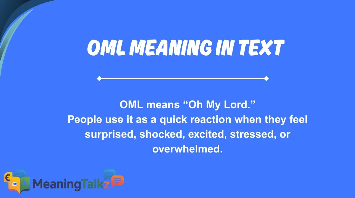 oml meaning in text