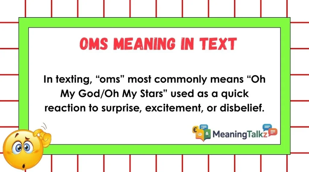 oms meaning in text