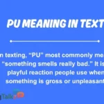 PU Meaning in Text