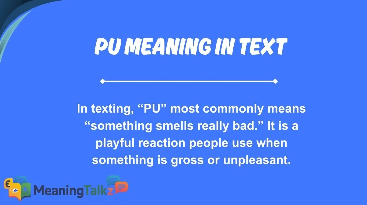 PU Meaning in Text
