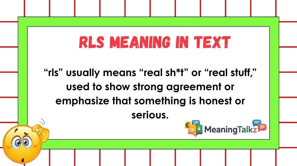 rls meaning in text