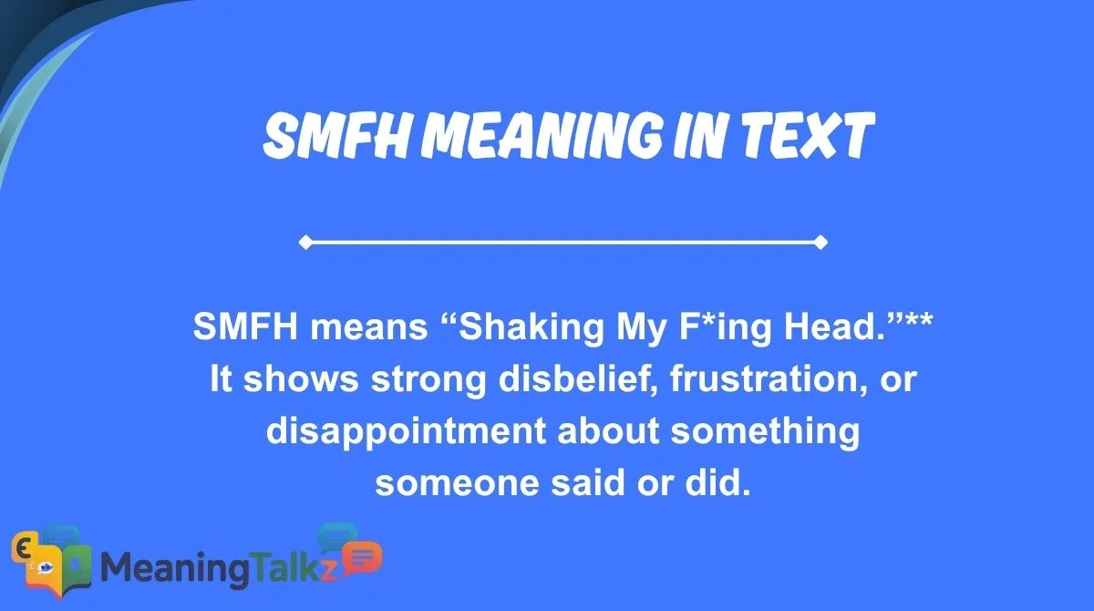 smfh meaning in text