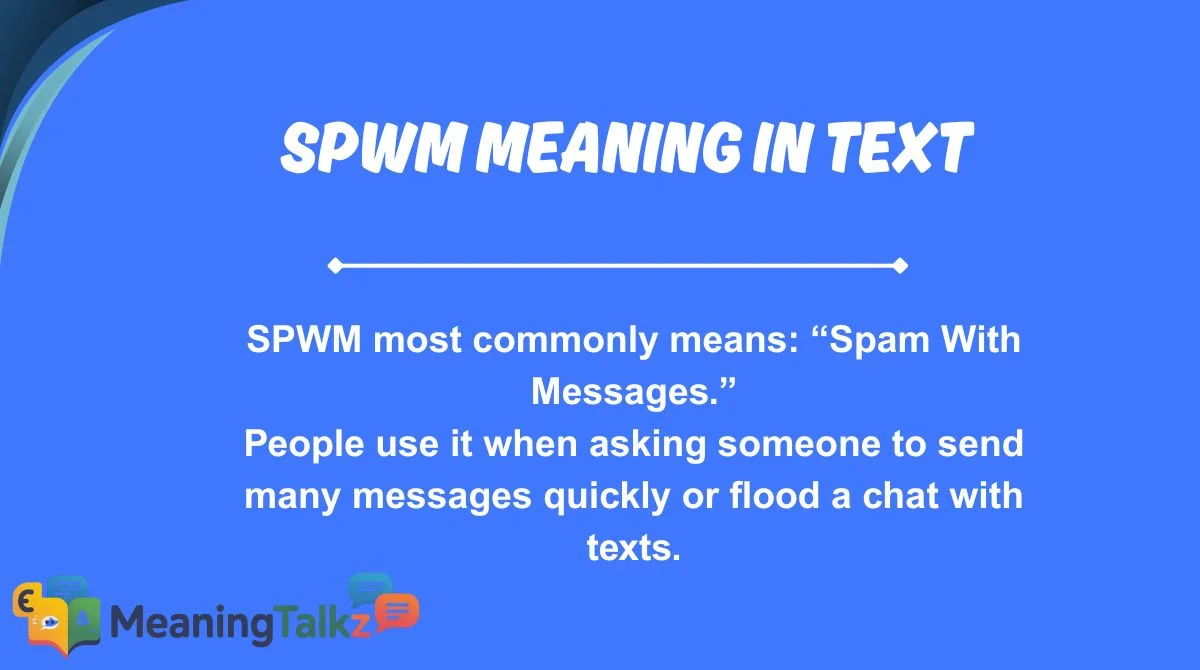 spwm meaning in text