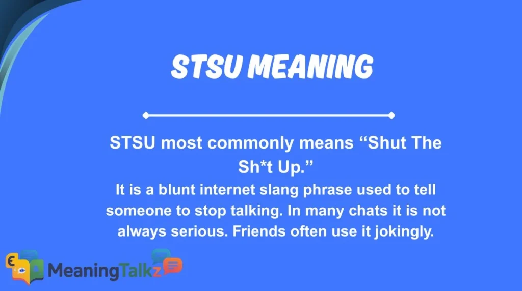 stsu meaning