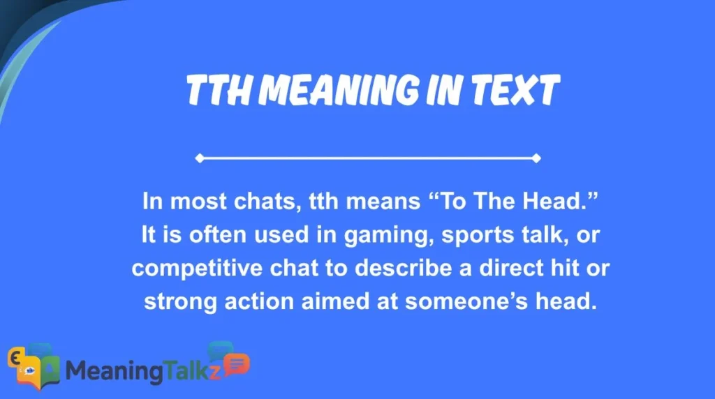 tth meaning in text