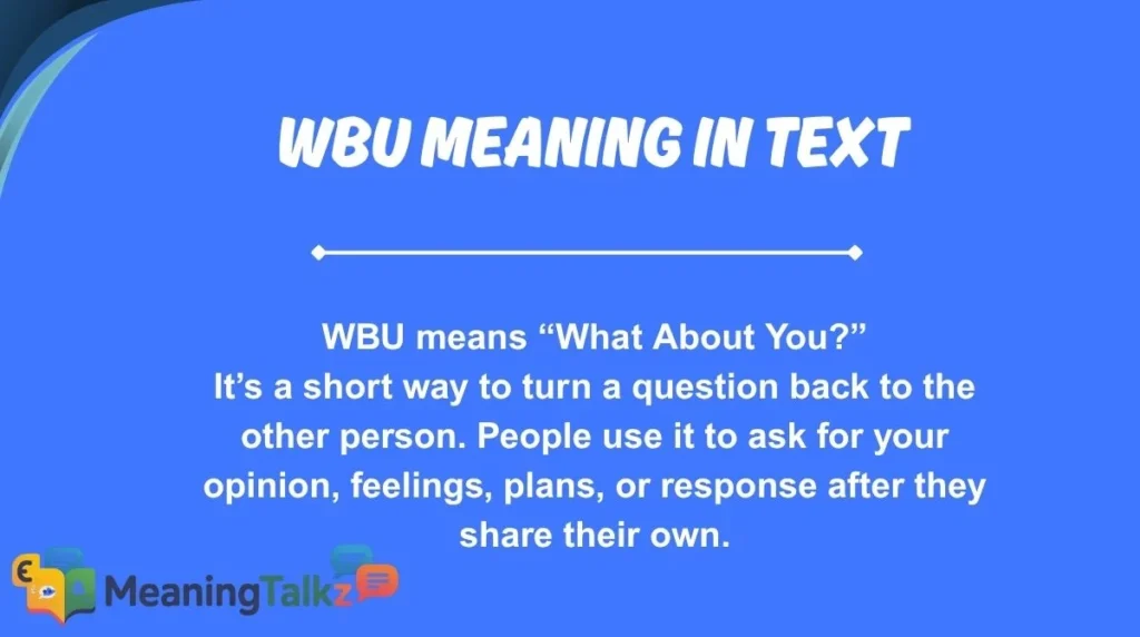 wbu meaning in text