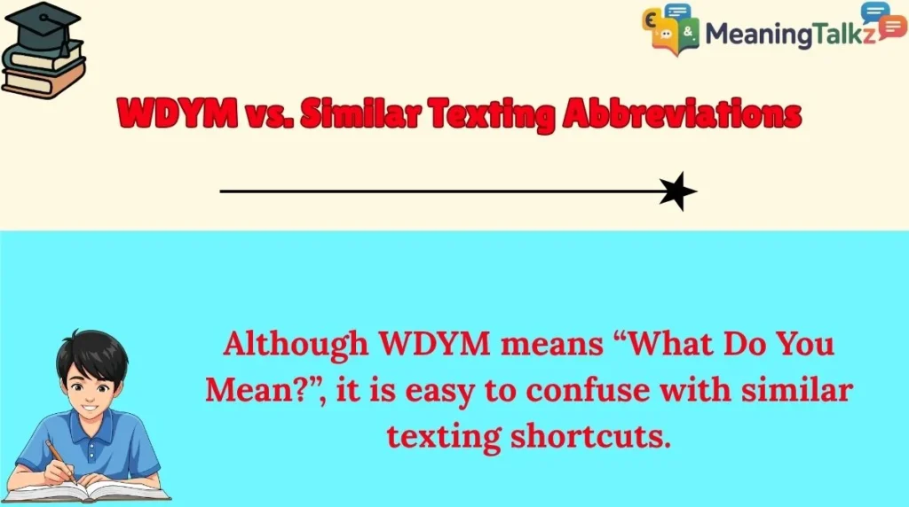 WDYM vs. Similar Texting Abbreviations