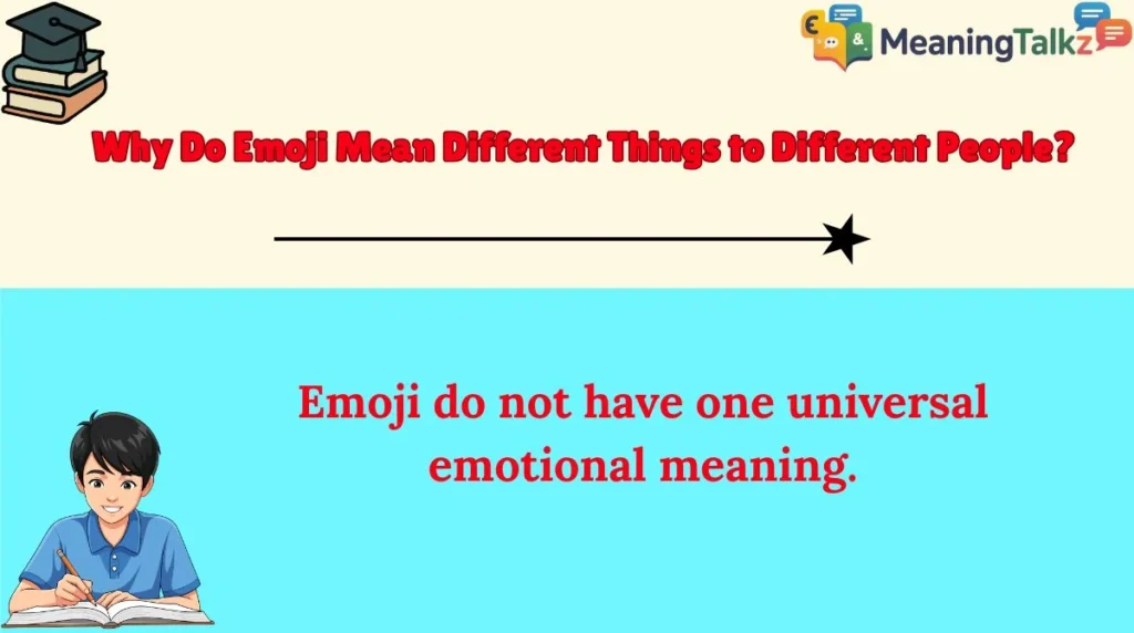 Why Do Emoji Mean Different Things to Different People?