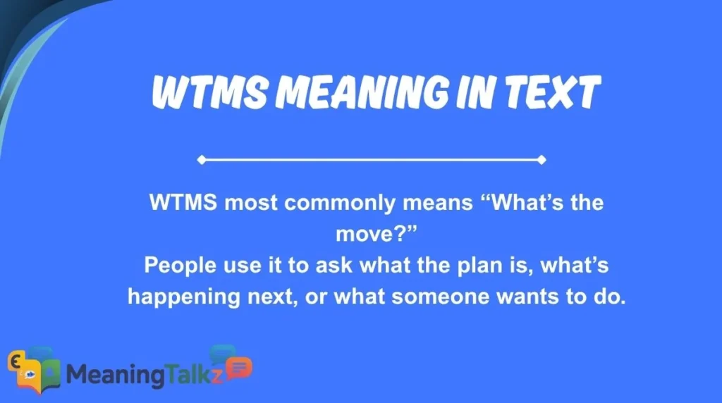wtms meaning in text