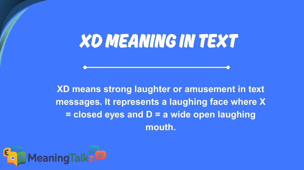 xd meaning in text