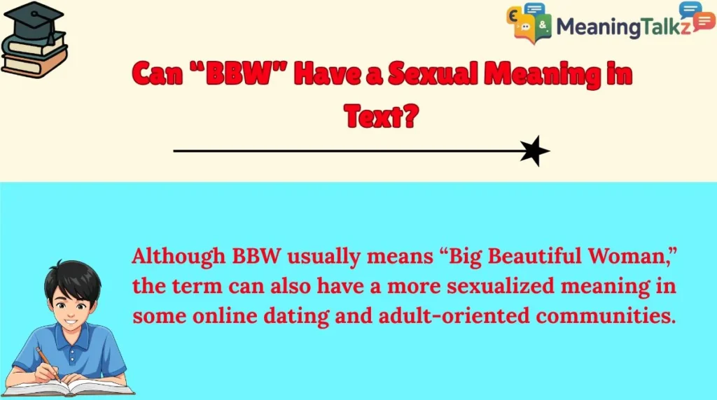 Can “BBW” Have a Sexual Meaning in Text?