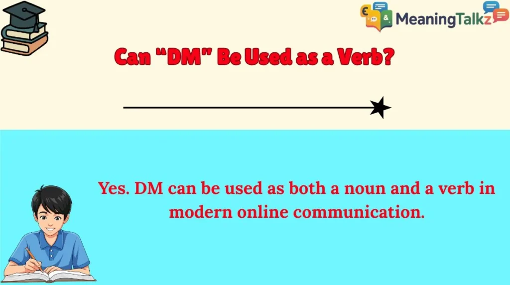 Can “DM” Be Used as a Verb?