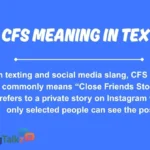 cfs meaning in text