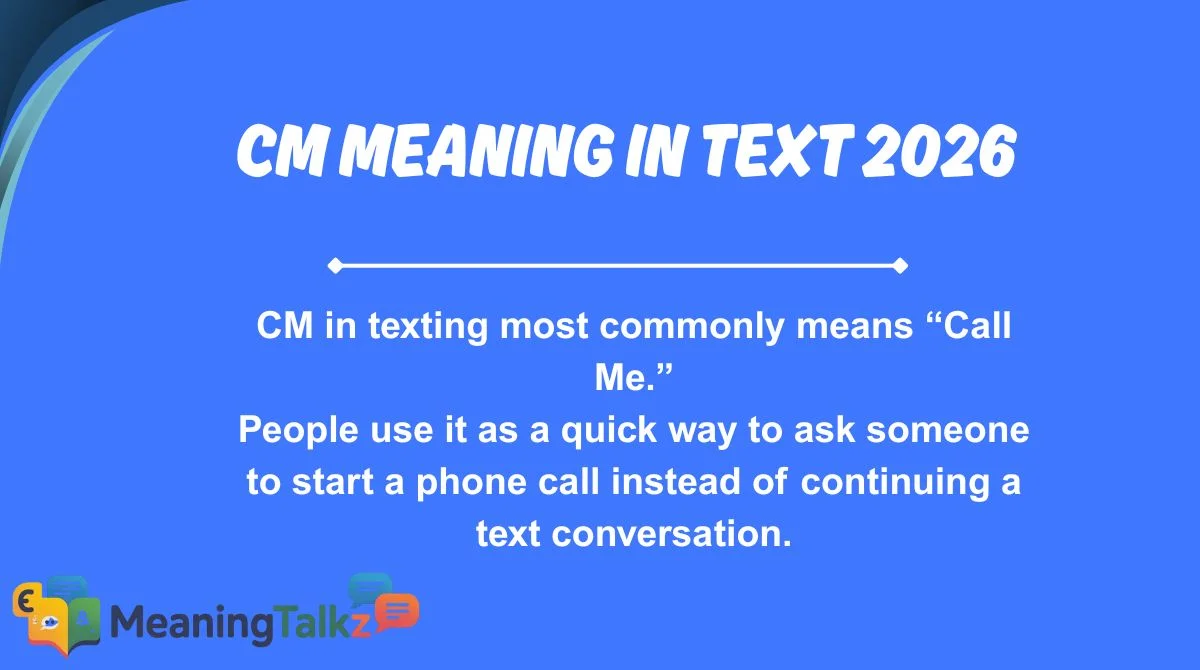 cm meaning in text 2026