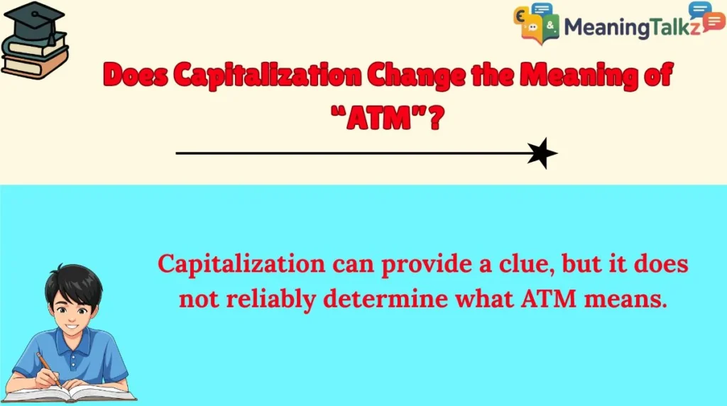 Does Capitalization Change the Meaning of “ATM”?