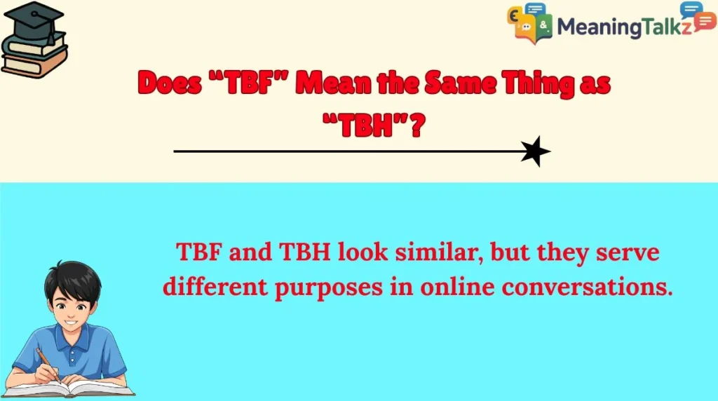 Does “TBF” Mean the Same Thing as “TBH”?