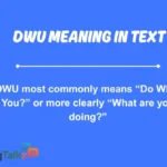 dwu meaning in text