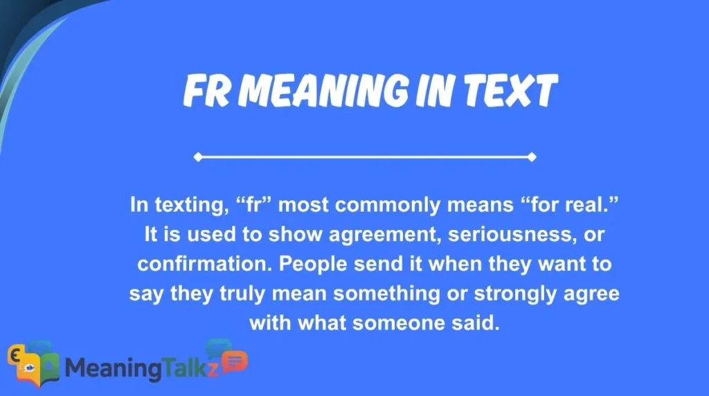 fr meaning in text