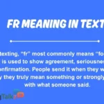 fr meaning in text