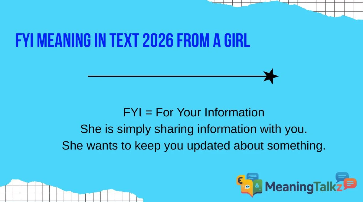 FYI Meaning in Text 2026 From a Girl