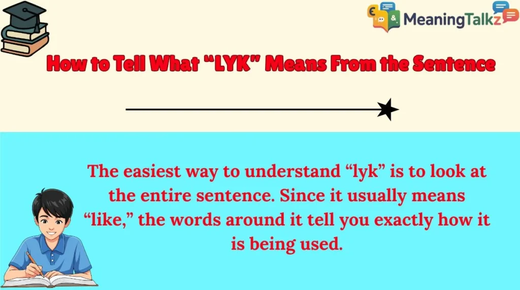 How to Tell What “LYK” Means From the Sentence