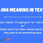ima meaning in text