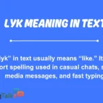 lyk meaning in text