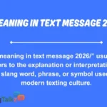 meaning in text message 2026