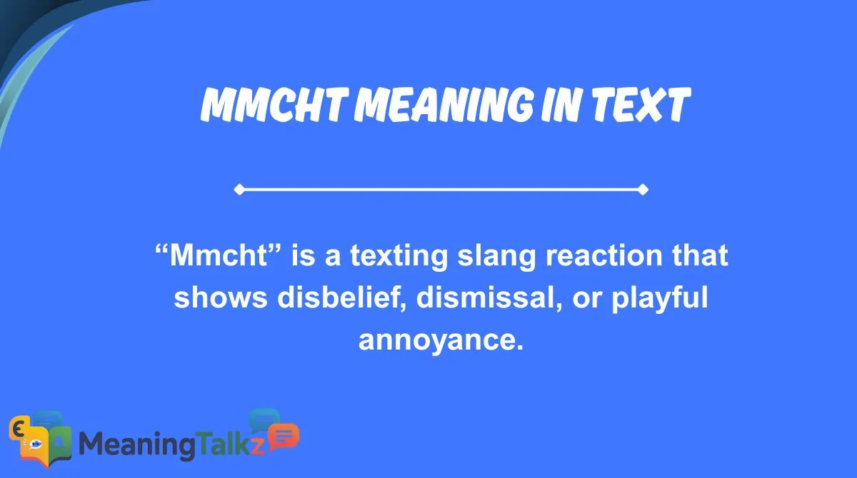 mmcht meaning in text