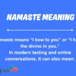 Namaste Meaning
