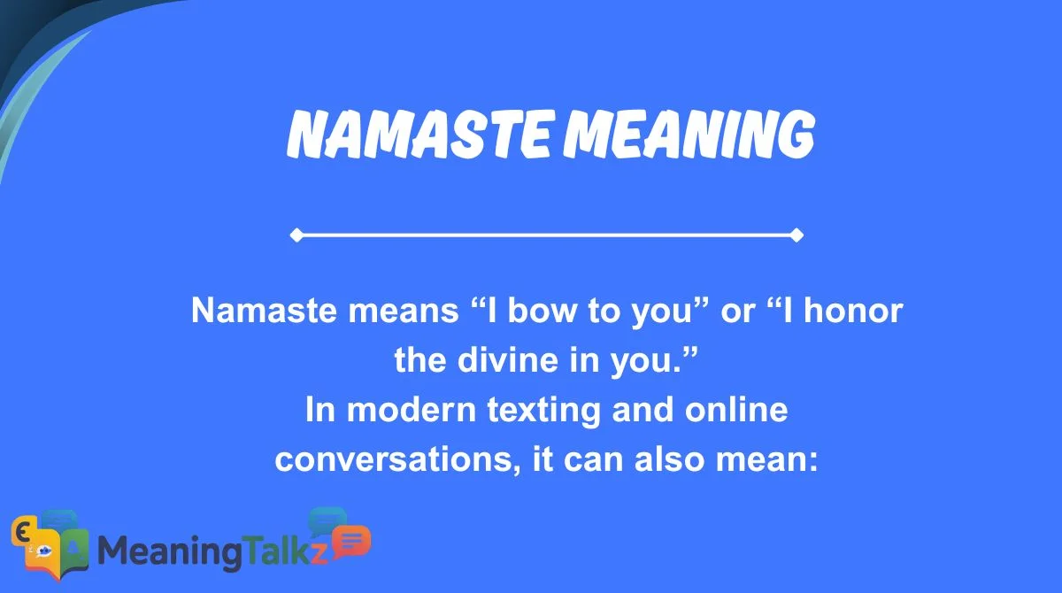 Namaste Meaning
