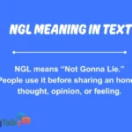 ngl meaning in text