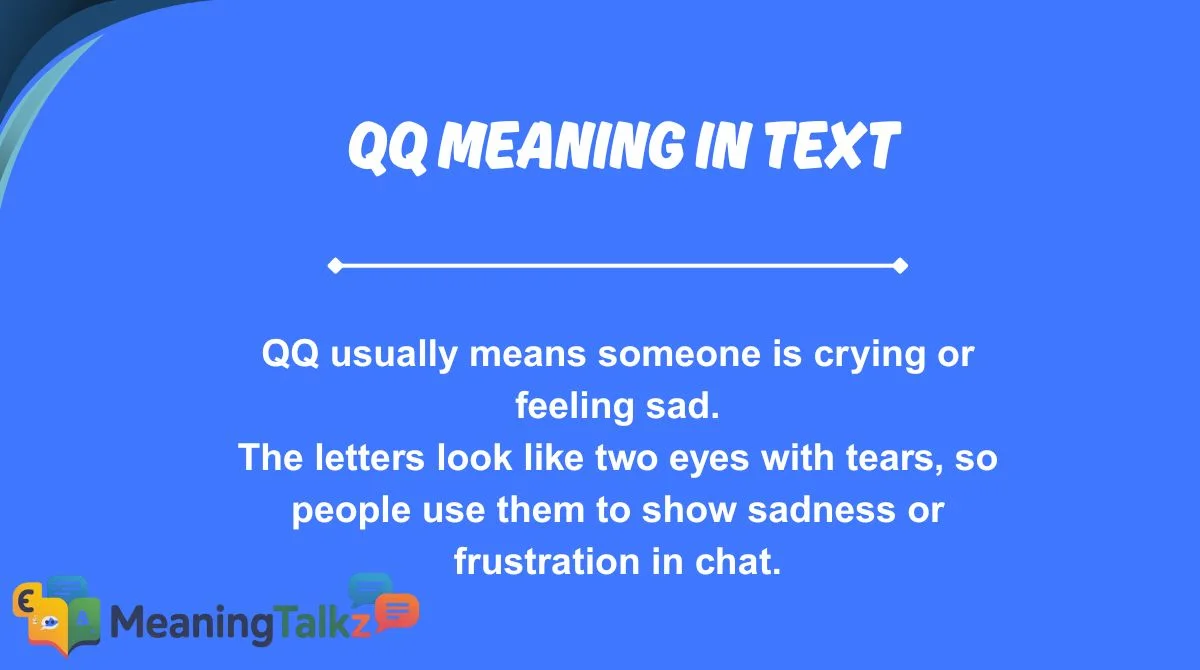 qq meaning in text