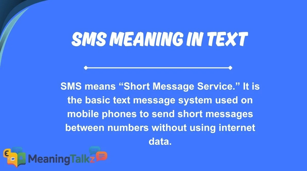 SMS Meaning in Text