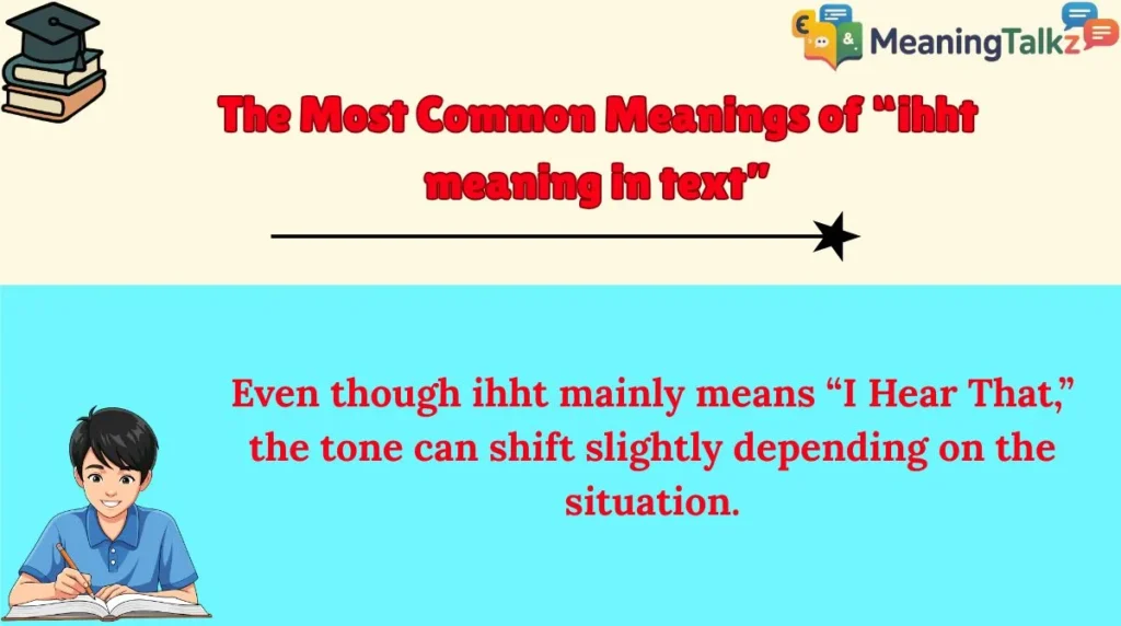 The Most Common Meanings of “ihht meaning in text”