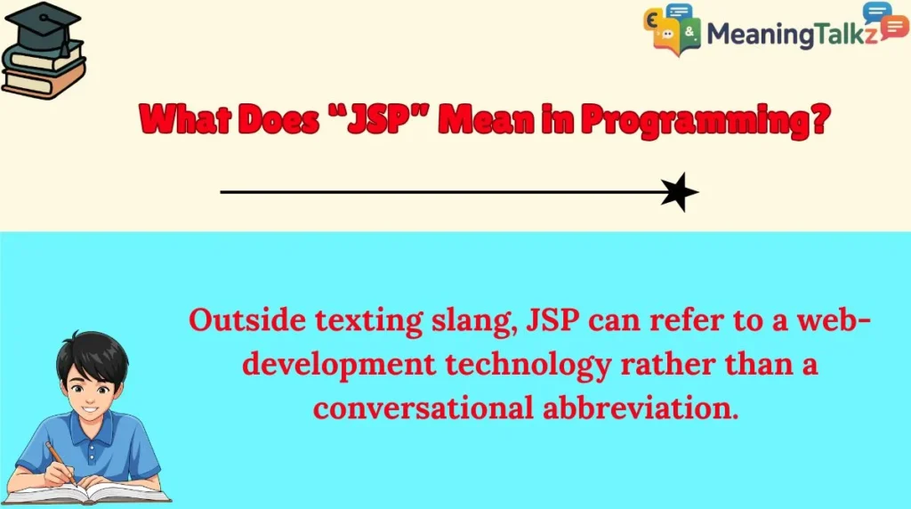 What Does “JSP” Mean in Programming?