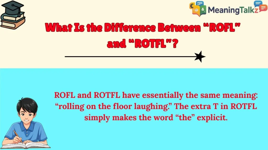 What Is the Difference Between “ROFL” and “ROTFL”?