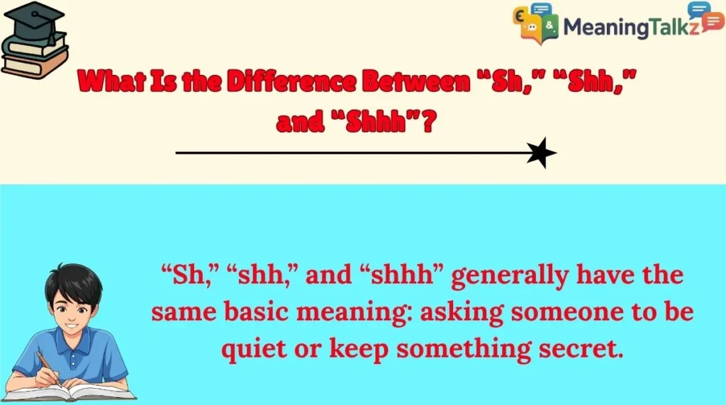 What Is the Difference Between “Sh,” “Shh,” and “Shhh”?