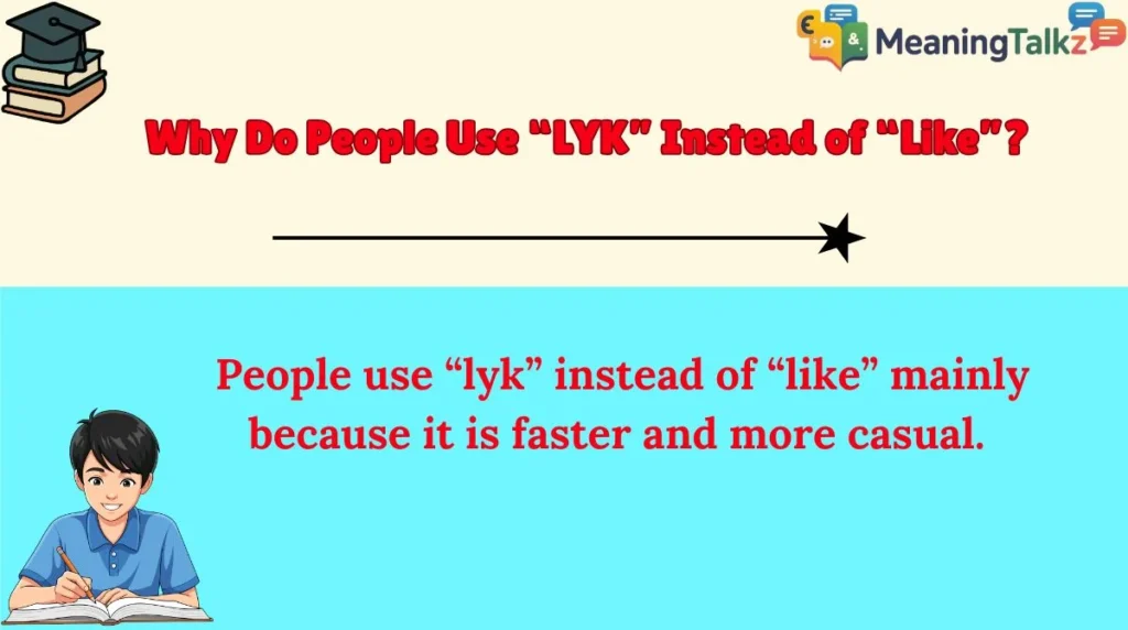 Why Do People Use “LYK” Instead of “Like”?