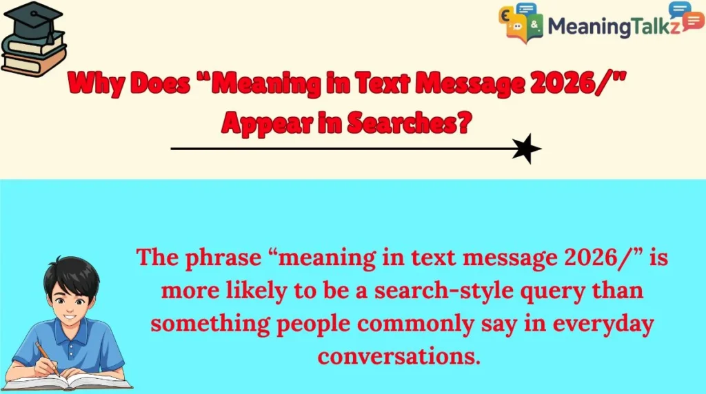 Why Does “Meaning in Text Message 2026/” Appear in Searches?