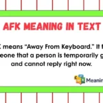 afk meaning in text