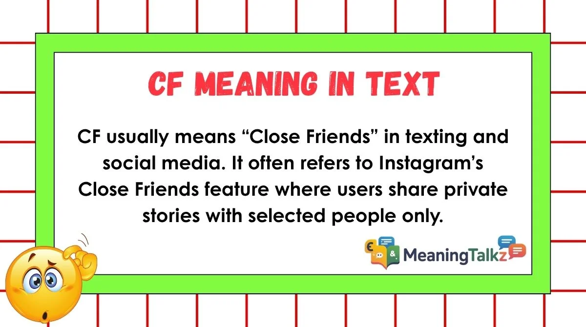 CF Meaning in Text