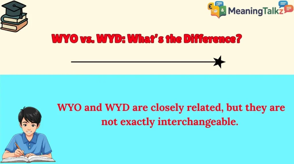 WYO vs. WYD: What’s the Difference?